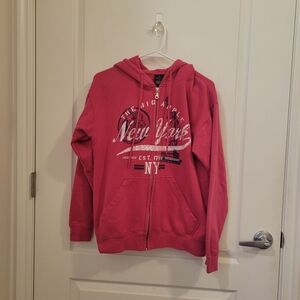 Women's Pink Hoodie Jacket
